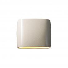 Justice Design Group CER-8850-CRK - Wide ADA Oval Wall Sconce - Closed Top