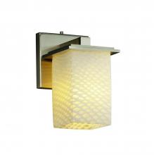 Justice Design Group FSN-8671-15-WEVE-NCKL-LED1-700 - Montana 1-Light LED Wall Sconce