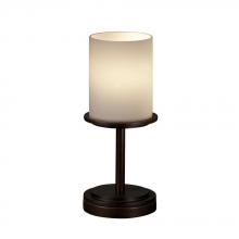Justice Design Group FSN-8798-10-OPAL-DBRZ-LED1-700 - Dakota 1-Light LED Table Lamp (Short)
