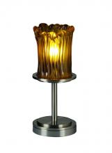 Justice Design Group GLA-8798-16-AMBR-NCKL-LED1-700 - Dakota 1-Light LED Table Lamp (Short)