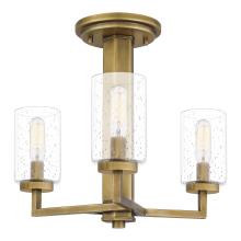 Quoizel SUN1715WS - Sunburst Semi-Flush Mount