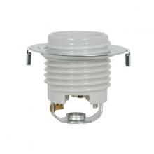 Satco Products Inc. 80/1679 - Keyless Threaded Porcelain Socket With Hickey And Ring; Glazed; 660W; 250V