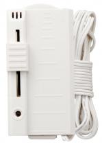 Satco Products Inc. 90/1069 - Slide - Floor Lamp Dimmer; 500W-120V 4.3A Rating; White Finish; 7 Foot Length; SPT-2 White Wire