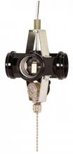 Satco Products Inc. 90/1588 - 4-Light Cluster Socket; On-Off Nickel Pull Chain; 7&#34; AWM B/W Leads 105C; 660W; 250V