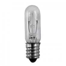 Satco Products Inc. S3913 - 15 Watt T4 1/2 Incandescent; Clear; 1000 Average rated hours; 90 Lumens; Candelabra base; 130 Volt