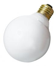 Satco Products Inc. S4041 - 40 Watt G25 Incandescent; Gloss White; 3000 Average rated hours; 320 Lumens; Medium base; 120 Volt;