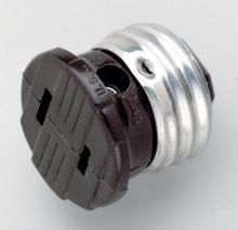 Satco Products Inc. S70/542 - Bakelite Female Screw Plug; Brown Finish