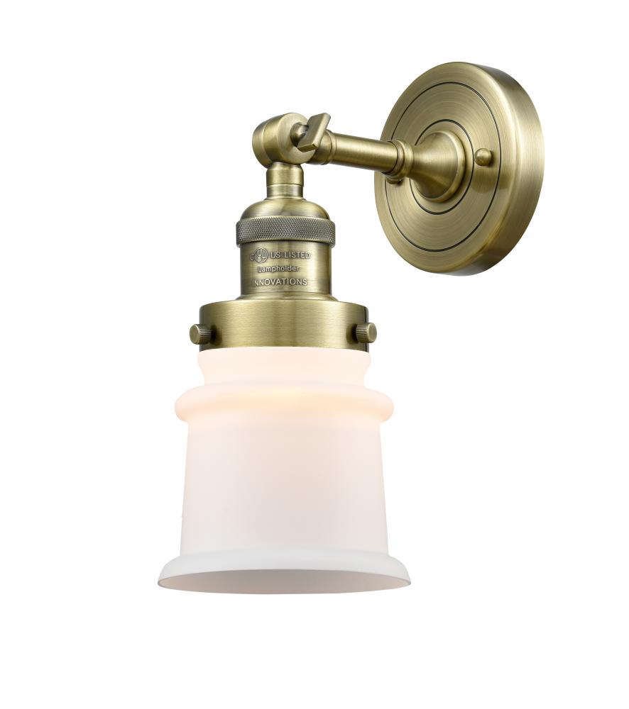 Canton - 1 Light - 5 inch - Antique Brass - Adjustable Sconce