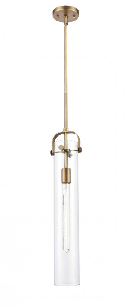 Pilaster - 1 Light - 5 inch - Brushed Brass - Pendant