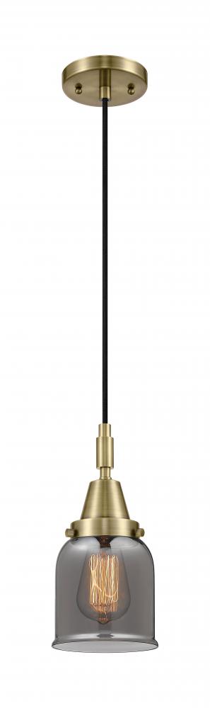 Bell - 1 Light - 5 inch - Antique Brass - Mini Pendant
