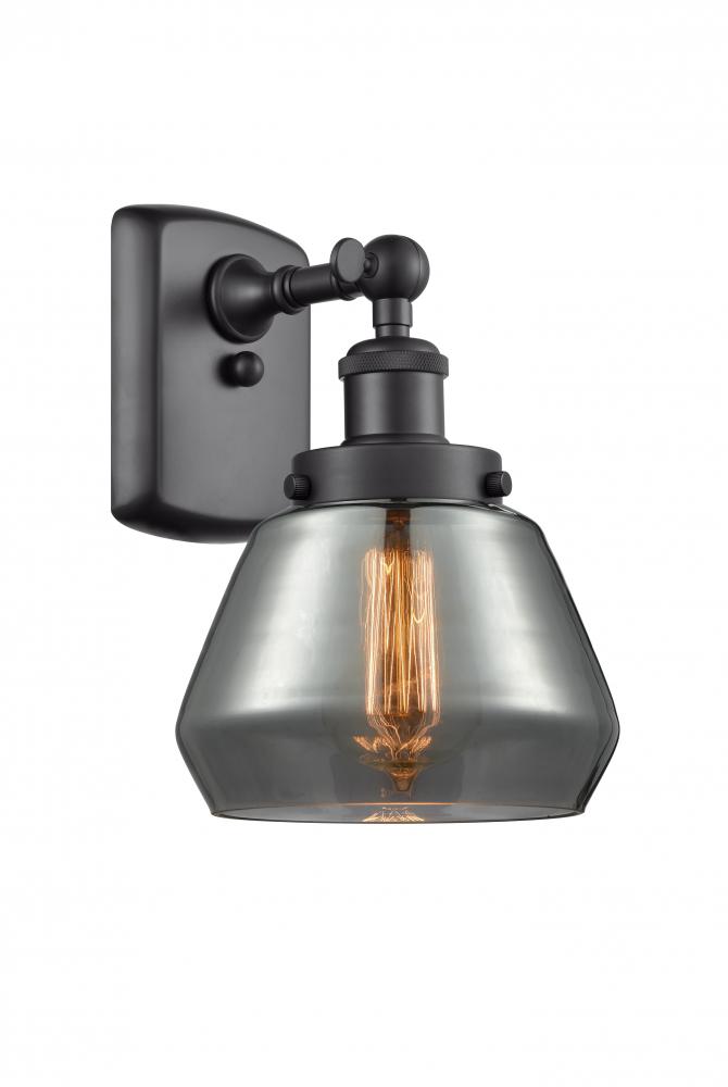 Fulton - 1 Light - 6 inch - Matte Black - Sconce