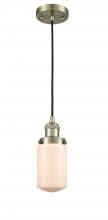 Innovations Lighting 201C-AB-G311-LED - Dover - 1 Light - 5 inch - Antique Brass - Cord hung - Mini Pendant