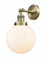 Innovations Lighting 203-AB-G201-8-LED - Beacon - 1 Light - 8 inch - Antique Brass - Sconce