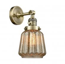 Innovations Lighting 203SW-AB-G146 - Chatham - 1 Light - 7 inch - Antique Brass - Sconce