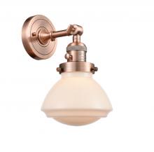 Innovations Lighting 203SW-AC-G321-LED - Olean - 1 Light - 7 inch - Antique Copper - Sconce