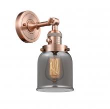 Innovations Lighting 203SW-AC-G53-LED - Bell - 1 Light - 5 inch - Antique Copper - Sconce