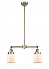 Innovations Lighting 209-AB-G51-LED - Bell - 2 Light - 21 inch - Antique Brass - Stem Hung - Adjustable Island Light