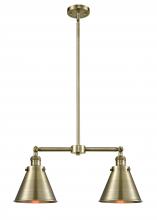 Innovations Lighting 209-AB-M13-AB-LED - Appalachian - 2 Light - 23 inch - Antique Brass - Stem Hung - Island Light