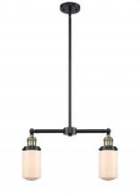 Innovations Lighting 209-BAB-G311-LED - Dover - 2 Light - 21 inch - Black Antique Brass - Stem Hung - Adjustable Island Light