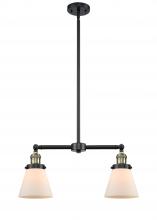 Innovations Lighting 209-BAB-G61-LED - Cone - 2 Light - 21 inch - Black Antique Brass - Stem Hung - Adjustable Island Light