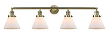 Innovations Lighting 215-AB-G41 - Cone - 4 Light - 44 inch - Antique Brass - Adjustable Bath Vanity Light