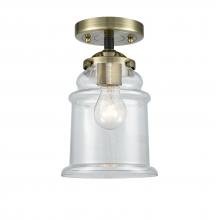 Innovations Lighting 284-1C-BAB-G182-LED - Canton - 1 Light - 6 inch - Black Antique Brass - Semi-Flush Mount