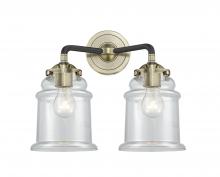 Innovations Lighting 284-2W-BAB-G182-LED - Canton - 2 Light - 14 inch - Black Antique Brass - Bath Vanity Light