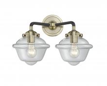 Innovations 201F-AB-G532-LED 1 Light Vintage Dimmable LED Semi-Flush Mount Antique Brass