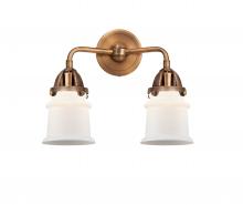 Innovations Lighting 288-2W-AC-G181S-LED - Canton - 2 Light - 13 inch - Antique Copper - Bath Vanity Light