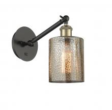 Innovations Lighting 317-1W-BAB-G116-LED - Cobbleskill - 1 Light - 5 inch - Black Antique Brass - Adjustable Sconce