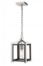 Innovations Lighting 376-1P-BPN-8 - Wiscoy - 1 Light - 8 inch - Black Polished Nickel - Pendant