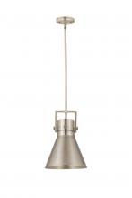 Innovations Lighting 410-1SM-SN-M411-10SN - Newton Cone - 1 Light - 10 inch - Satin Nickel - Multi Pendant