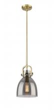 Innovations Lighting 410-1SS-BB-G412-8SM - Newton Bell - 1 Light - 8 inch - Brushed Brass - Mini Pendant