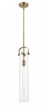 Innovations Lighting 413-1SS-BB-G413-1S-4CL - Pilaster - 1 Light - 5 inch - Brushed Brass - Pendant