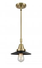 Innovations Lighting 447-1S-AB-M6-LED - Railroad - 1 Light - 8 inch - Antique Brass - Mini Pendant