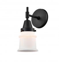 Innovations Lighting 447-1W-BK-G181S-LED - Canton - 1 Light - 5 inch - Matte Black - Sconce