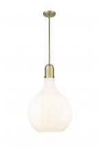 Innovations Lighting 492-1S-BB-G581-16-LED - Amherst - 1 Light - 16 inch - Brushed Brass - Cord hung - Pendant