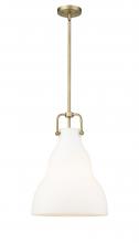 Innovations Lighting 494-1S-BB-G591-14-LED - Haverhill - 1 Light - 14 inch - Brushed Brass - Cord hung - Pendant