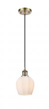 Innovations Lighting 516-1P-AB-G461-6-LED - Norfolk - 1 Light - 6 inch - Antique Brass - Cord hung - Mini Pendant