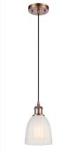 Innovations Lighting 516-1P-AC-G441-LED - Brookfield - 1 Light - 6 inch - Antique Copper - Cord hung - Mini Pendant