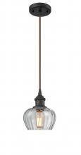 Innovations Lighting 516-1P-OB-G92-LED - Fenton - 1 Light - 7 inch - Oil Rubbed Bronze - Cord hung - Mini Pendant