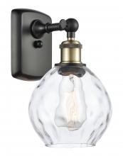 Innovations Lighting 516-1W-BAB-G362-LED - Waverly - 1 Light - 6 inch - Black Antique Brass - Sconce