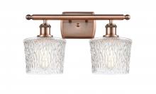 Innovations Lighting 516-2W-AC-G402-LED - Niagara - 2 Light - 17 inch - Antique Copper - Bath Vanity Light