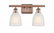 Innovations Lighting 516-2W-AC-G441-LED - Brookfield - 2 Light - 16 inch - Antique Copper - Bath Vanity Light