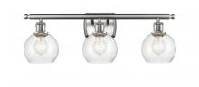 Innovations Lighting 516-3W-SN-G124-6 - Athens - 3 Light - 26 inch - Brushed Satin Nickel - Bath Vanity Light