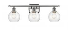 Innovations Lighting 516-3W-SN-G124-6 - Athens - 3 Light - 26 inch - Brushed Satin Nickel - Bath Vanity Light