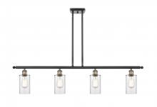 Innovations Lighting 516-4I-BAB-G802-LED - Clymer - 4 Light - 48 inch - Black Antique Brass - Cord hung - Island Light