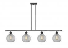 Innovations Lighting 516-4I-OB-G125-LED - Athens - 4 Light - 48 inch - Oil Rubbed Bronze - Cord hung - Island Light