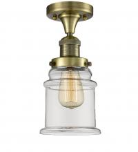 Innovations Lighting 517-1CH-AB-G182-LED - Canton - 1 Light - 6 inch - Antique Brass - Semi-Flush Mount