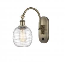 Innovations Lighting 518-1W-AB-G1013-LED - Belfast - 1 Light - 6 inch - Antique Brass - Sconce